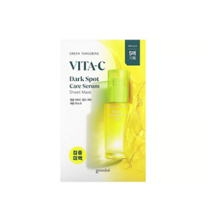 GOODAL Green Tangerine Vita C Dark Spot Care Serum Mask Set (5 sheets)