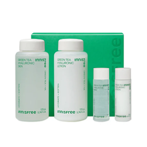 INNISFREE GREEN TEA HYALURONIC SKIN CARE SET