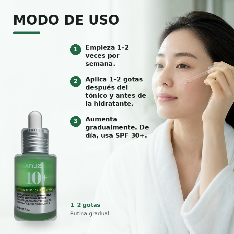 ANUA 10+ AZELAIC ACID 10+ HYALURON - Imagen 3