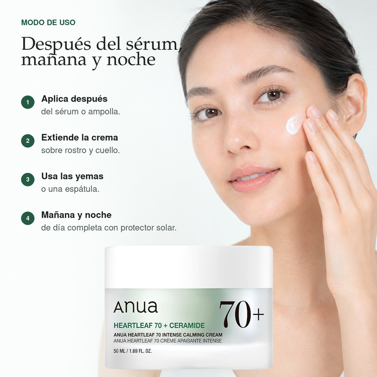 ANUA HEARTLEAF CALMING CREAM 50ml - Imagen 3