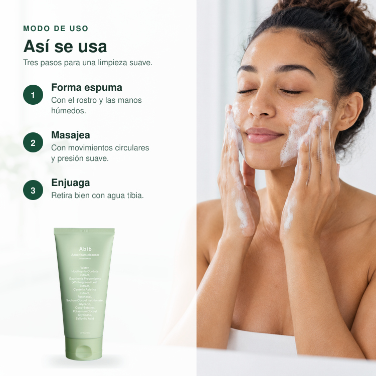 ABIB ACNE FOAM CLEANSER HEARTLEAF FOAM - Imagen 3