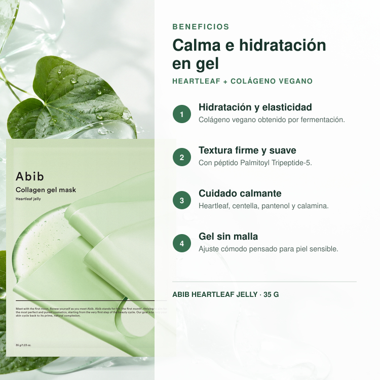 ABIB COLLAGEN GEL MASK HEARTLEAF JELLY - Image 2