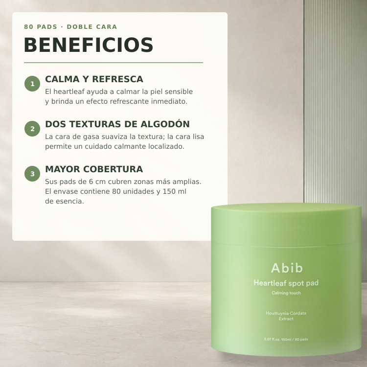 ABIB HEARTLEAF SPOT PAD CALMING TOUCH - Imagen 2