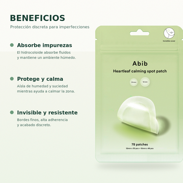 ABIB Heartleaf Calming Spot Patch – 78 Patches - Imagen 2
