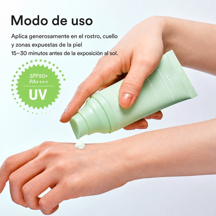 ABIB HEARTLEAF MILD SUNSCREEN RELIEF TUBE - Image 3
