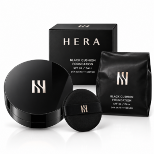 HERA - BLACK CUSHION FOUNDATION 24H SKIN FIT COVER 23N1 BEIGE