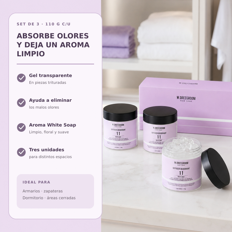 W.DRESSROOM Option No.11 White Soap - Imagen 3