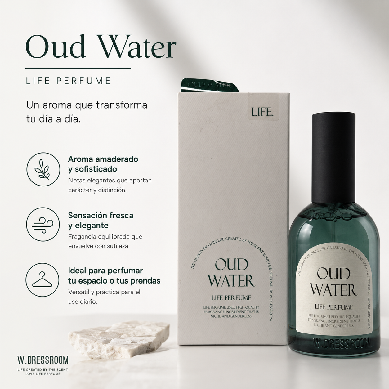 WDRESSROOM Diffuser Deodorant Oud Water W Oud Water 100ML - Imagen 2