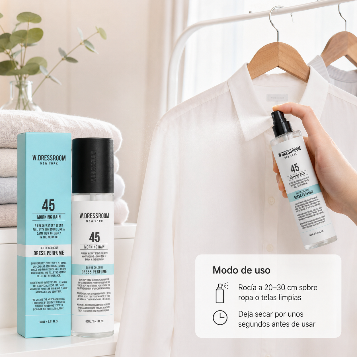 WDRESSROOM Dress Perfume Season 3 (Basic)No.45 Morning Rain 160ML - Imagen 3