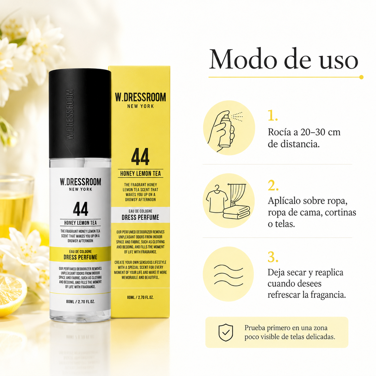 WDRESSROOM Dress Perfume Season 3 (Portable)No.44 Honey Lemon 80ML - Imagen 2