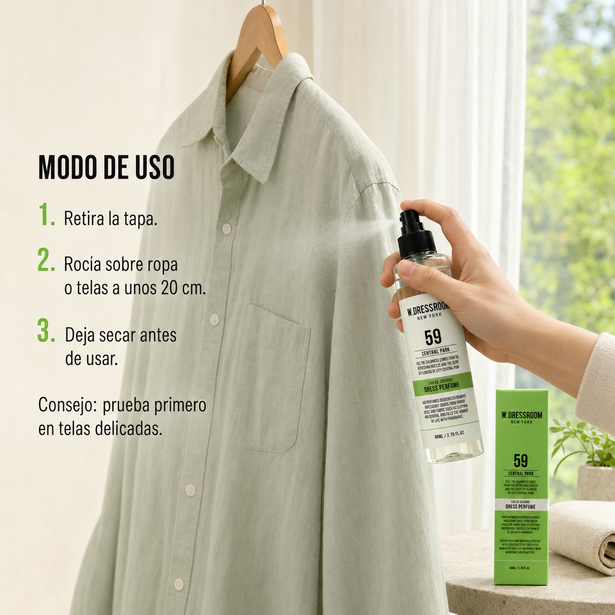 WDRESSROOM Dress Perfume Season 3 (Portable)No.59 Central Park 80ML - Imagen 3