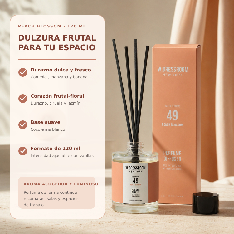 WDRESSROOM Perfume Diffuser No. 49 Peach Blossom 120 ml - Image 2