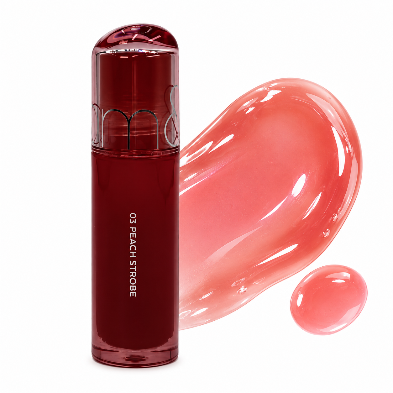 ROM&ND Juicy Flash Lip Oil 03 Peach Strobe - Imagen 2