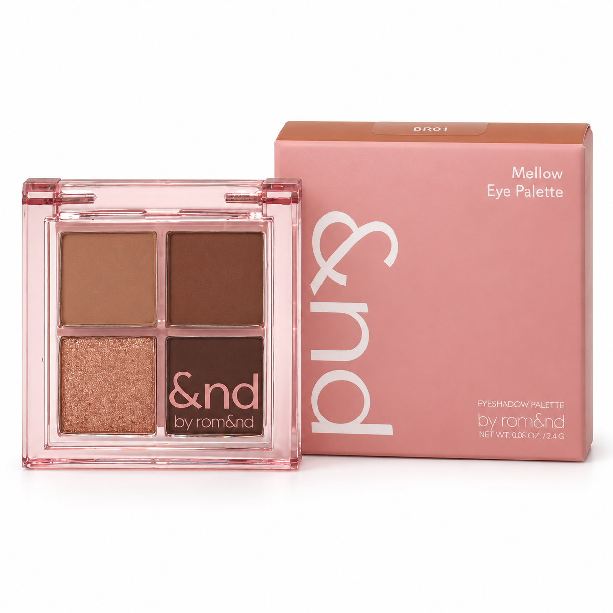 ROM&ND Mellow Eye Palette BR01 Soft Brown - Imagen 2