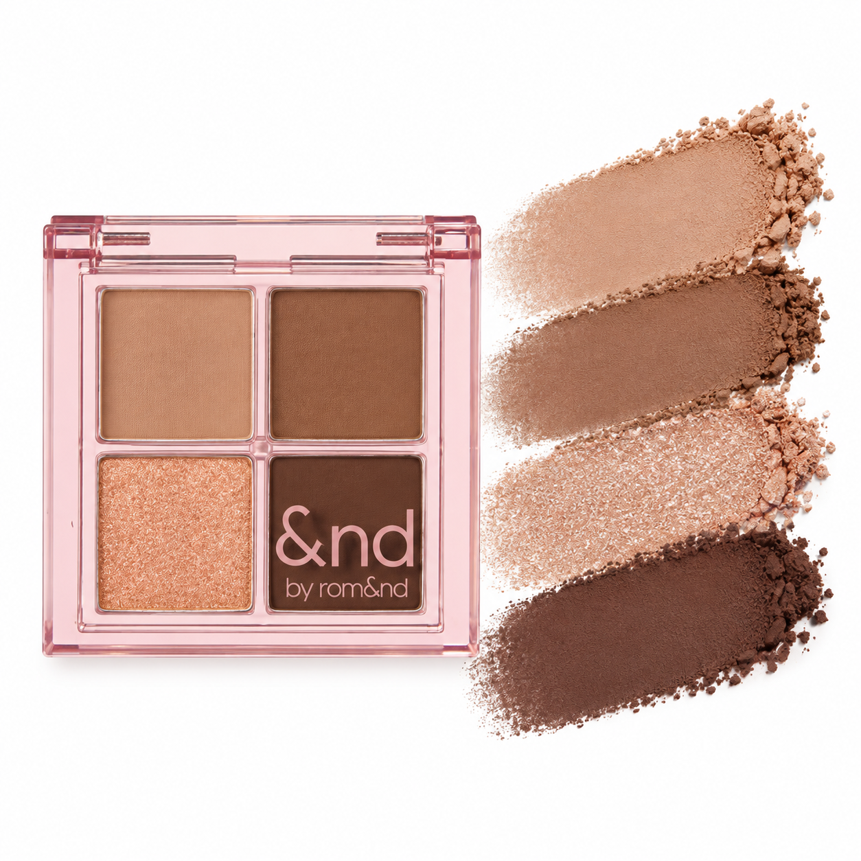 ROM&ND Mellow Eye Palette BR01 Soft Brown - Imagen 3