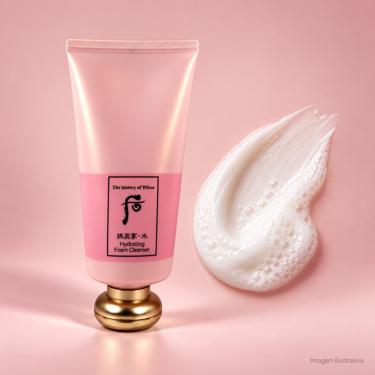 THE WHOO Gongjinhyang Soo Hydrating Foam Cleanser 180 ml - Imagen 3
